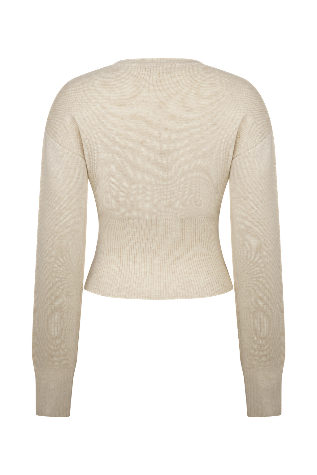 Ferne Button Up Knit Cardigan - Oat Marle
