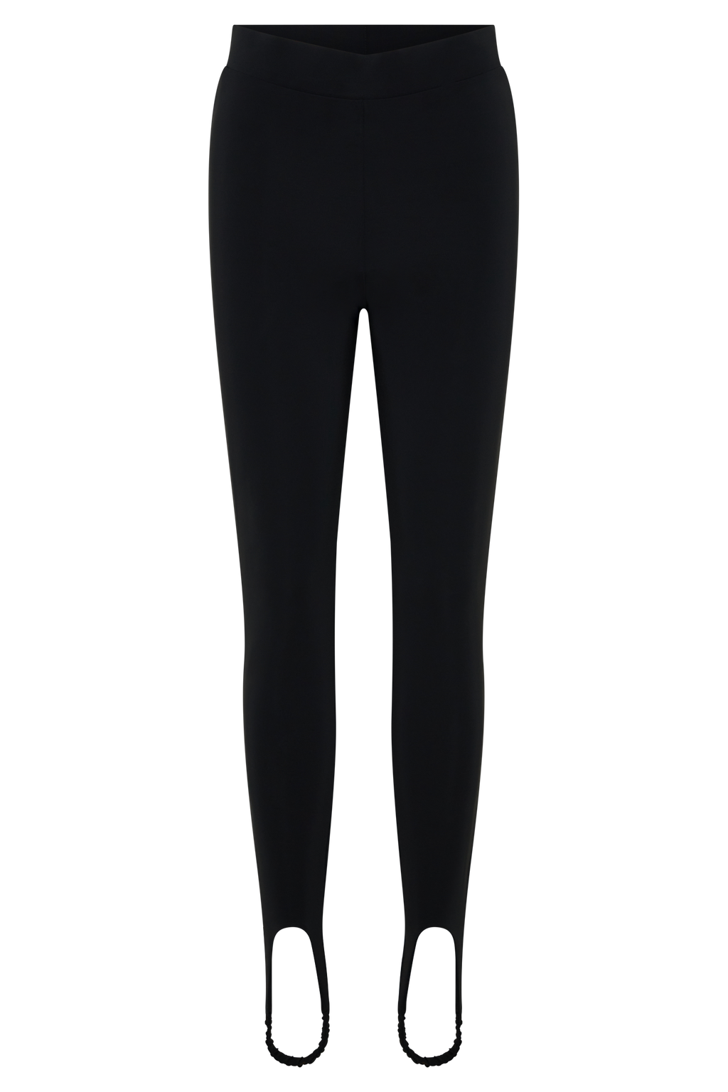 Almira Jersey Stirrup Leggings - Black