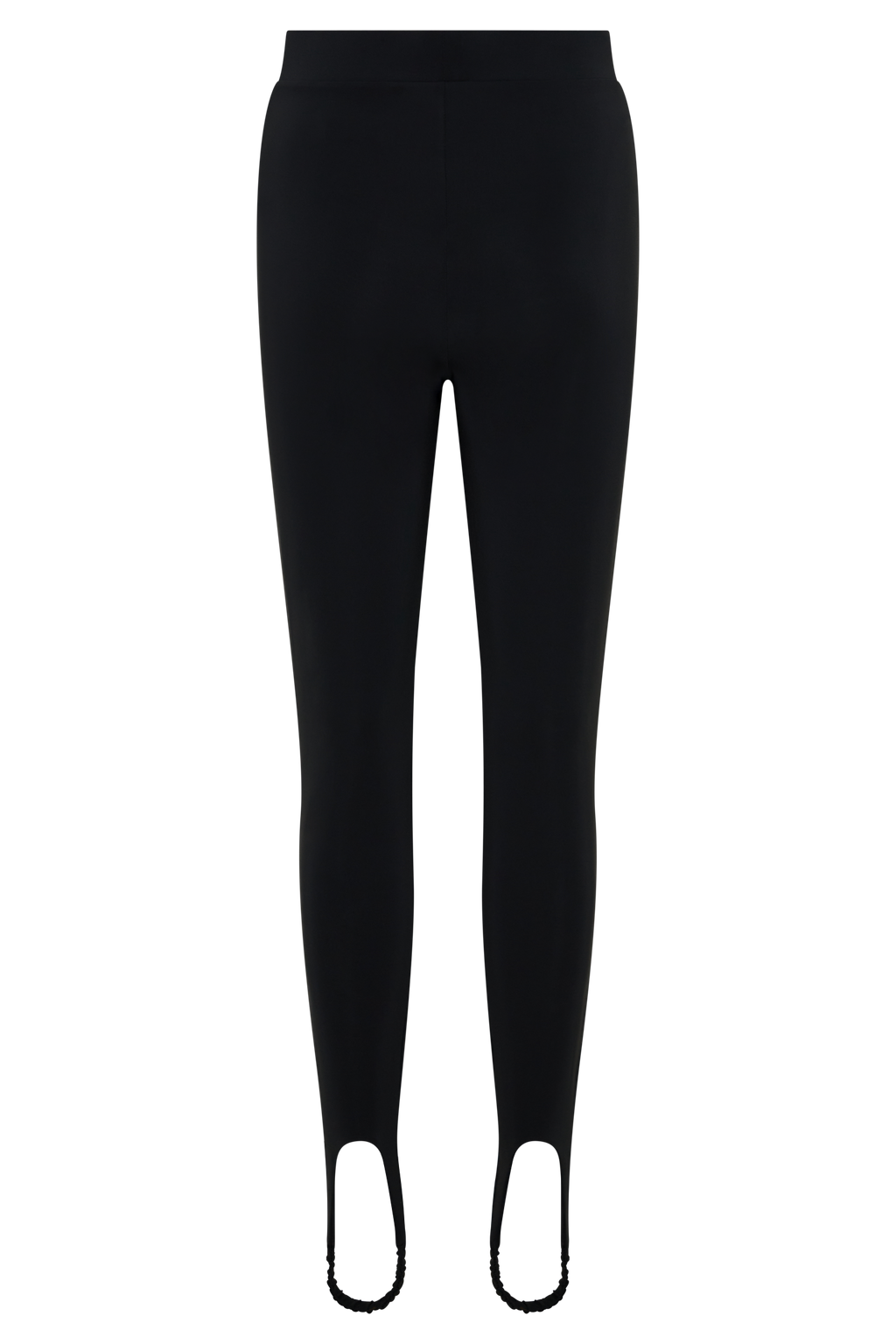 Almira Jersey Stirrup Leggings - Black