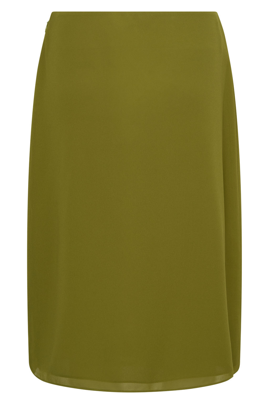 Amelia Chiffon Midi Skirt - Green