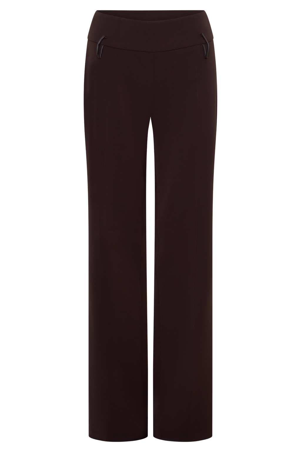 Brooke Straight Leg Suiting Pant - Burgundy