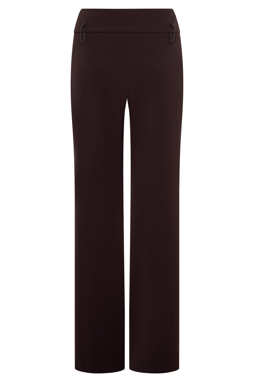 Brooke Straight Leg Suiting Pant - Burgundy