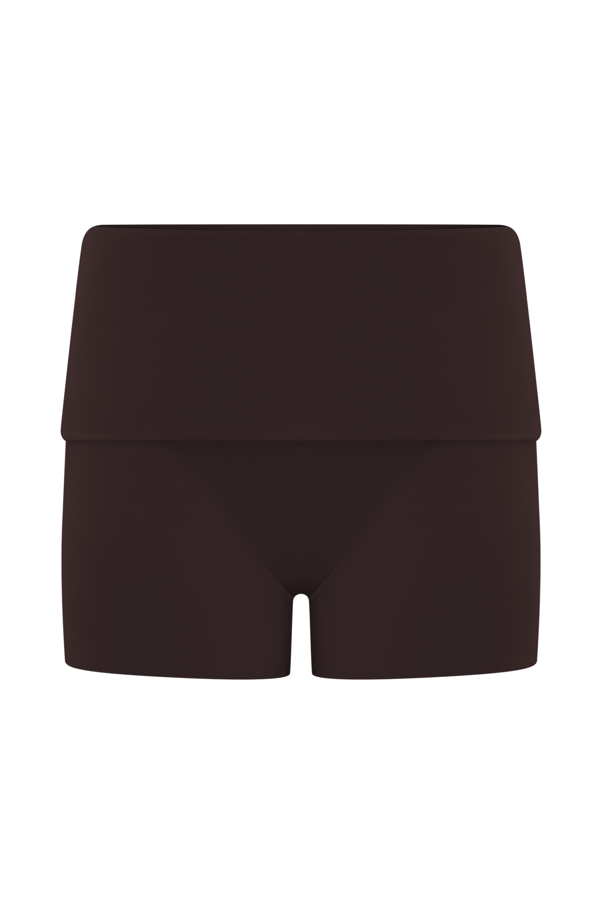 Birdie Fold Over Shorts - Chocolate