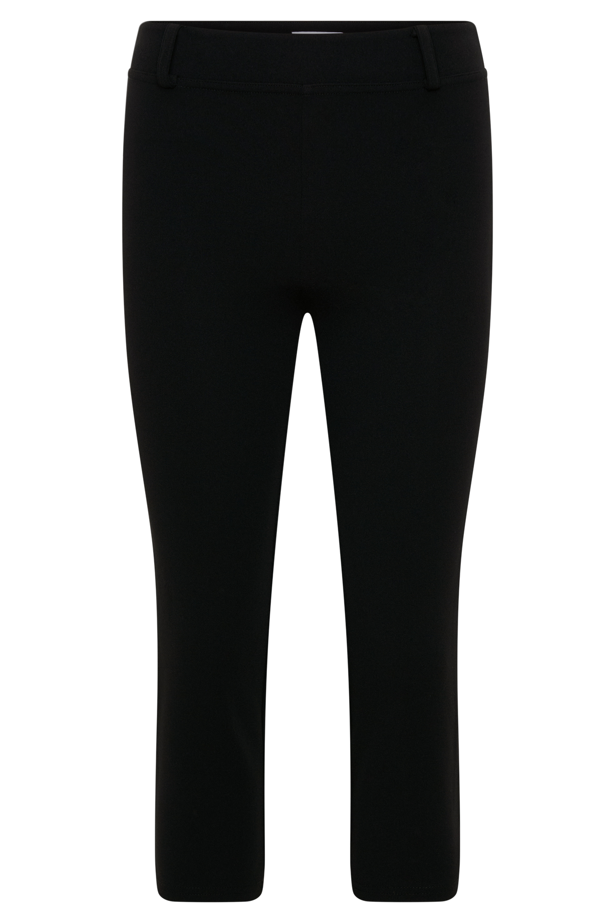 Blanca Stretch Crepe Capri Pants - Black