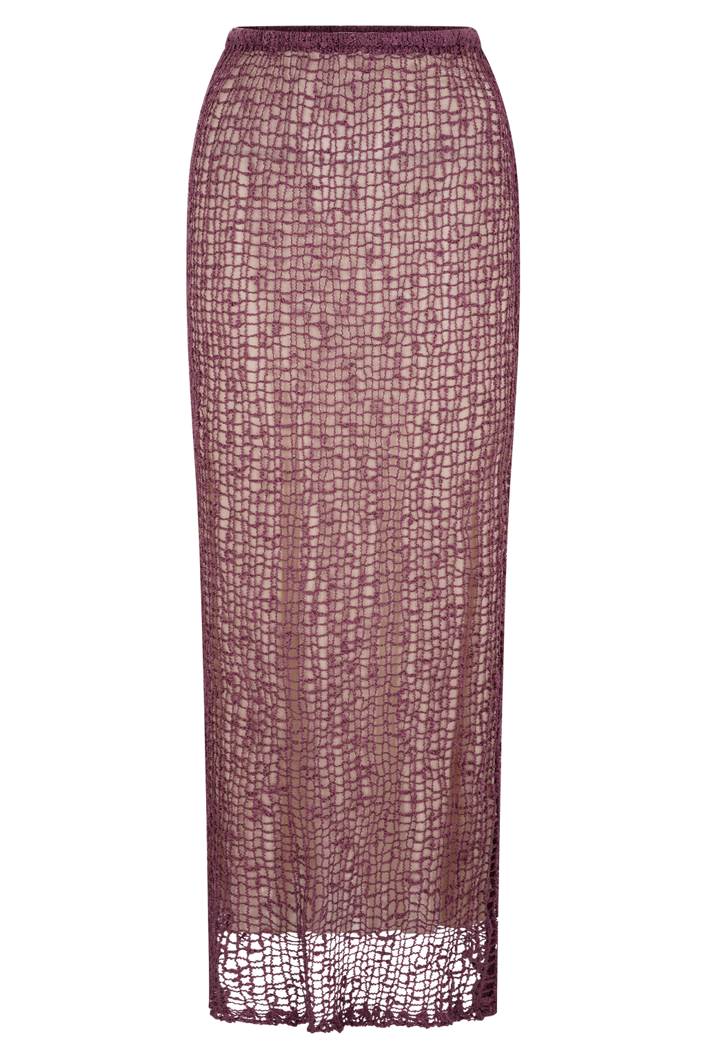 Cordelia Knit Maxi Skirt - Mauve