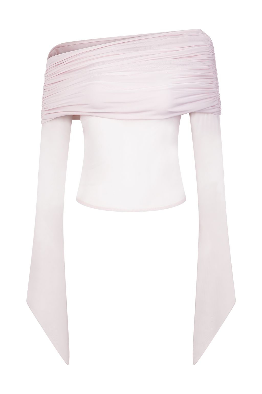 Dahlia One Shoulder Top - Pale Pink