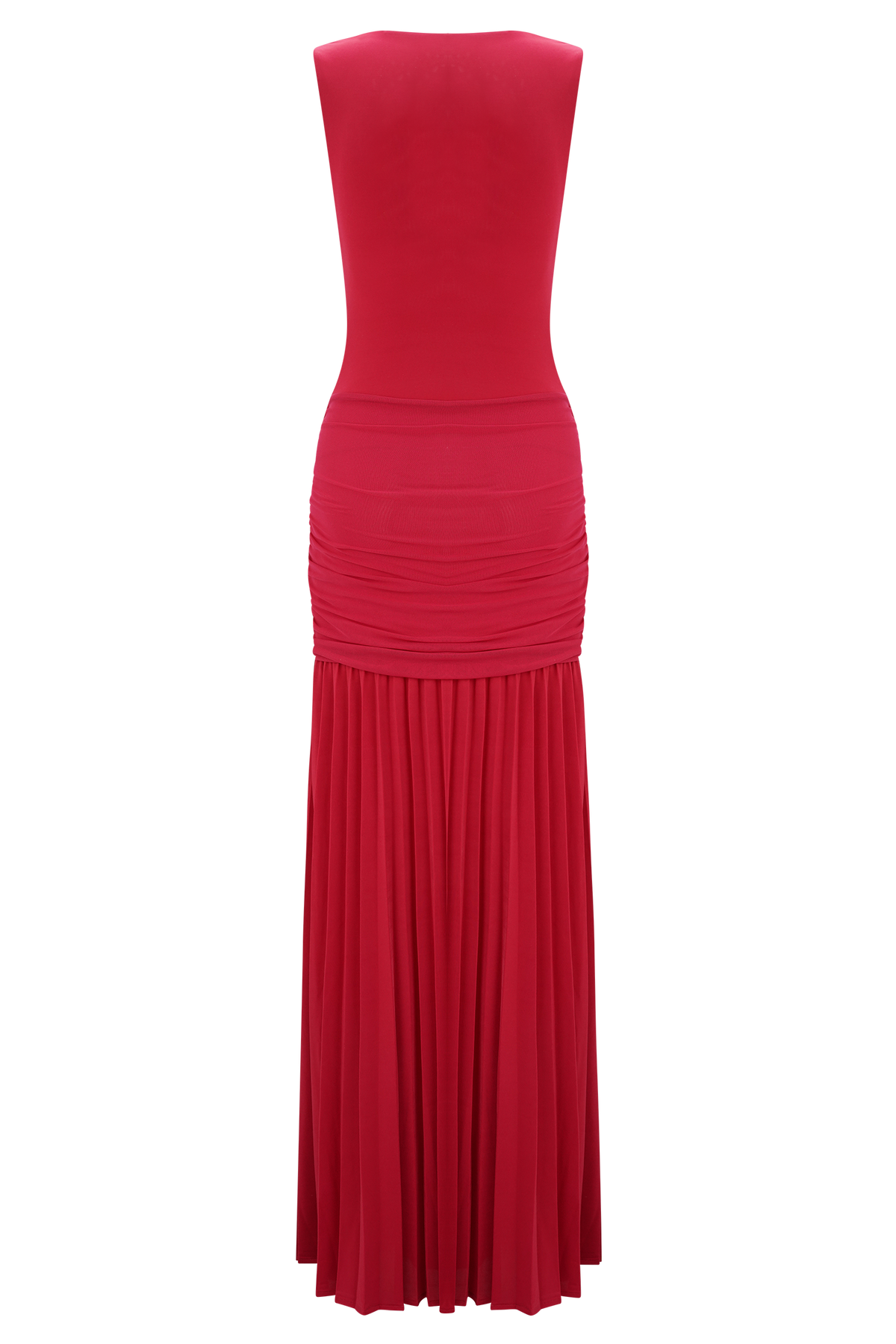 Dania Cowl Neck Slinky Maxi Dress - Fuchsia Pink