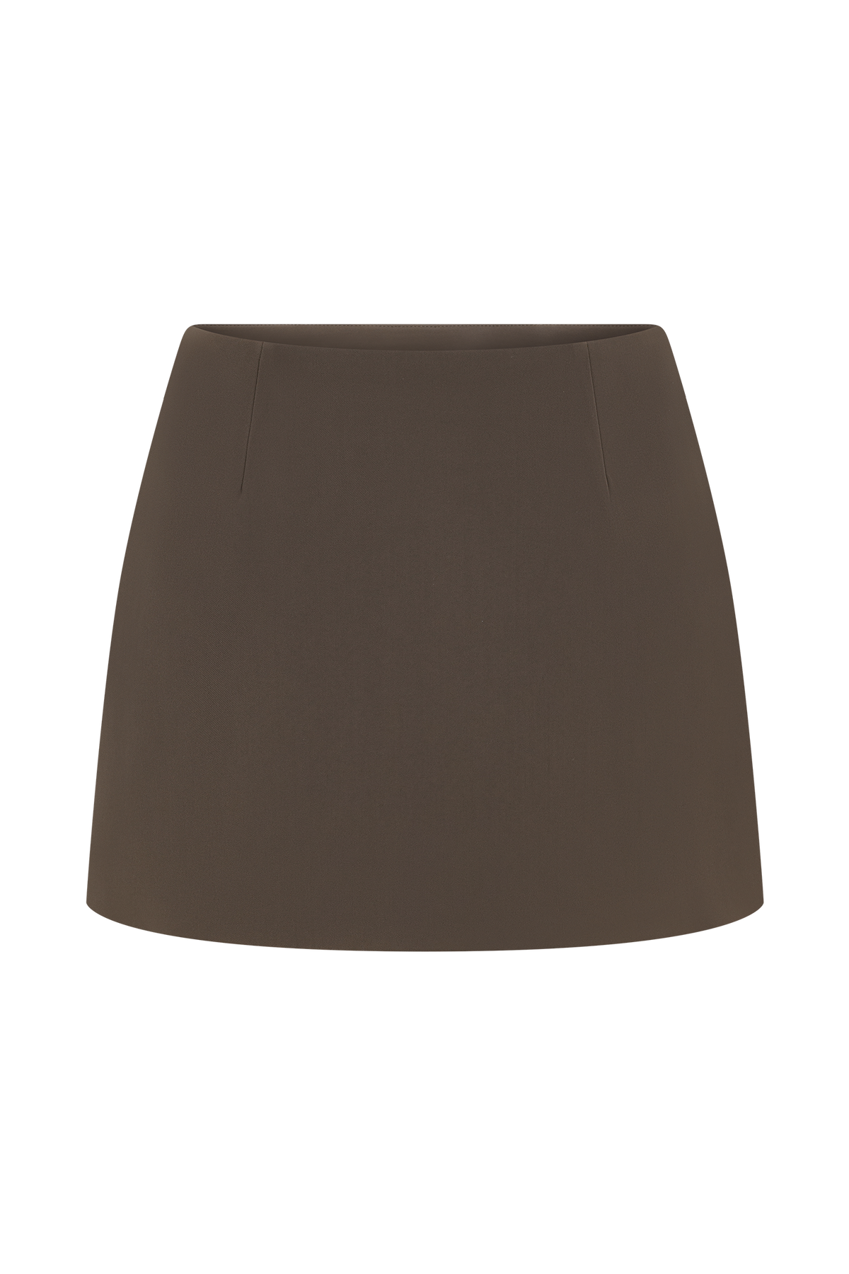 Effy Suiting Mini Skirt - Cacao Brown
