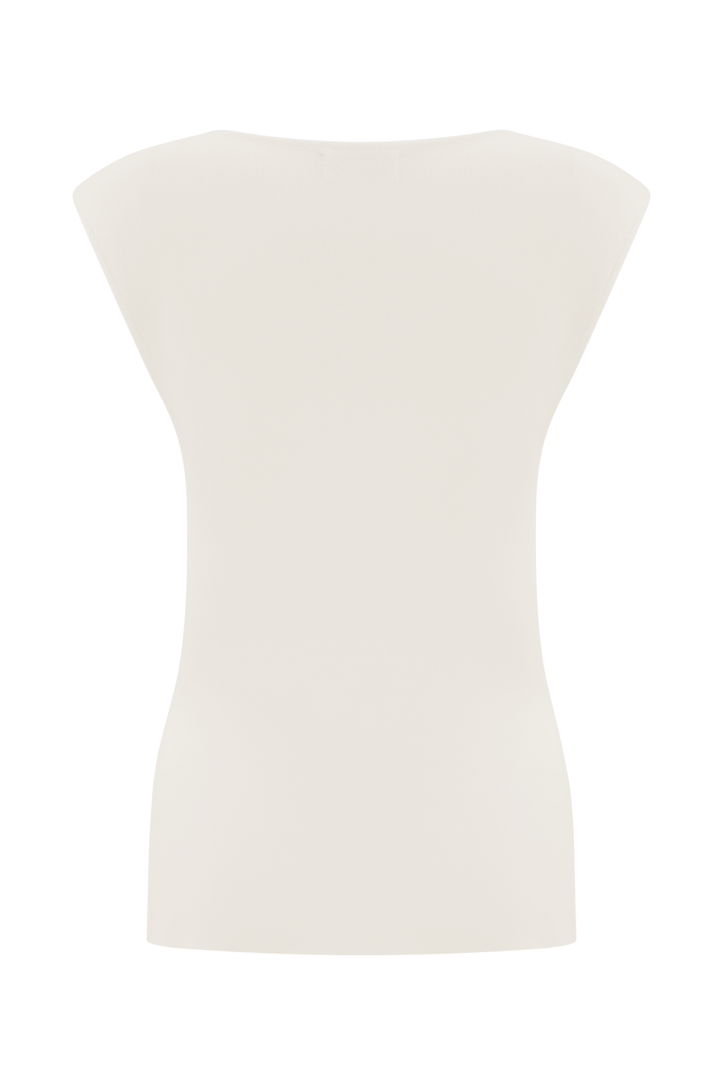Francisca Cowl Neck Knit Top - White