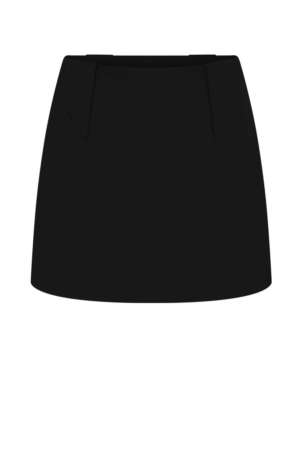 Gina Suiting Mini Skirt - Black