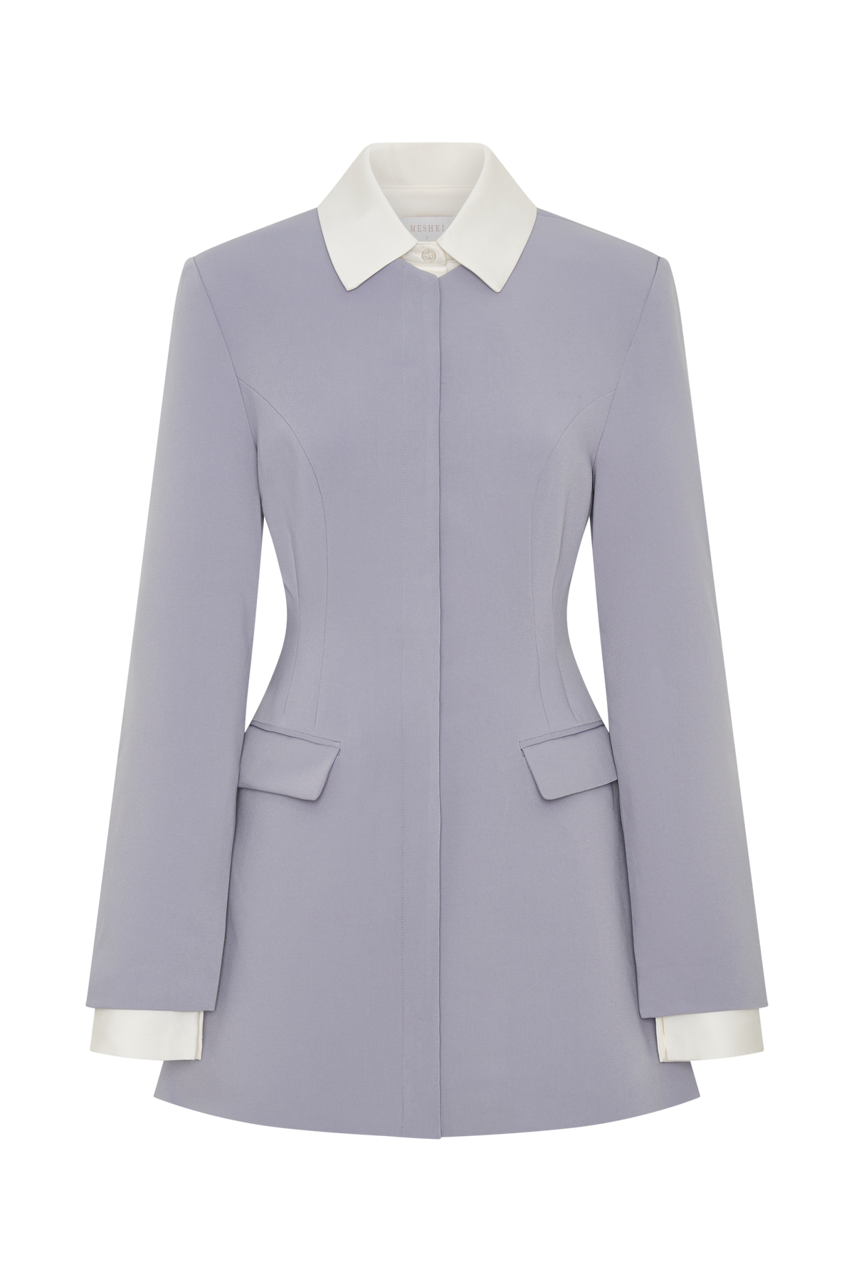 Gretchen Suiting Mini Dress - Grey