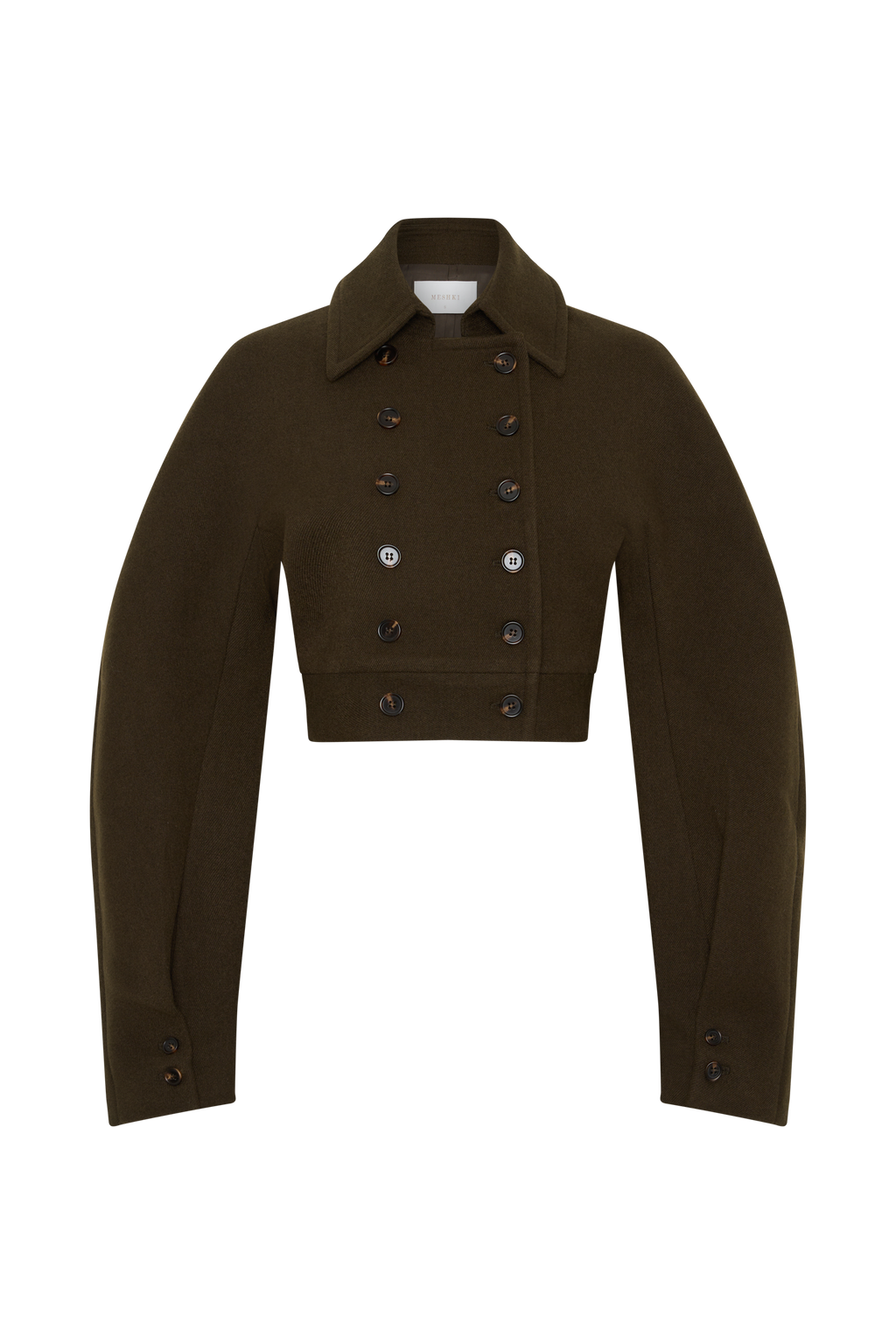 Jemima Cropped Jacket - Chocolate