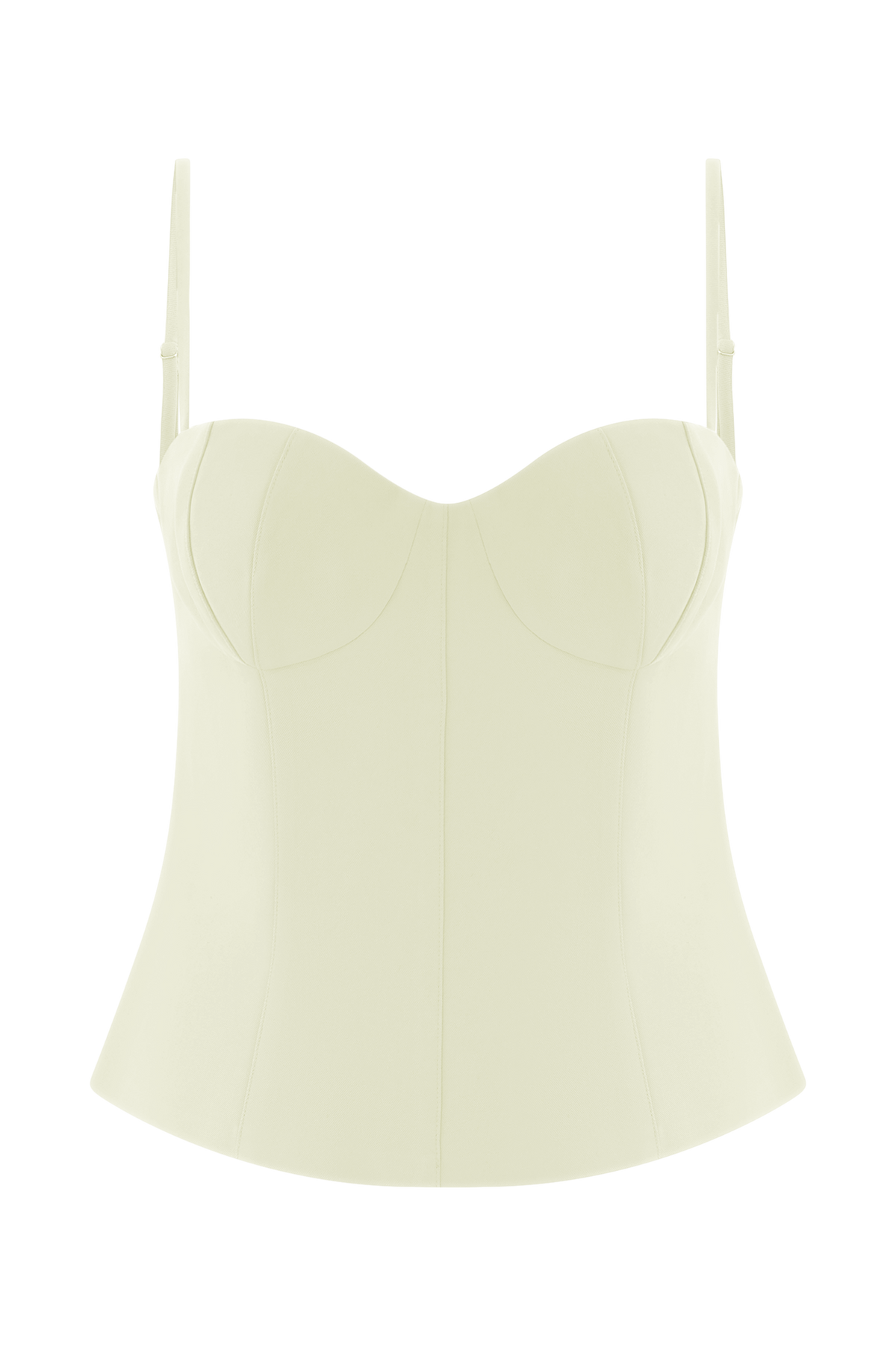Jaime Spaghetti Strap Suiting Top - Ivory