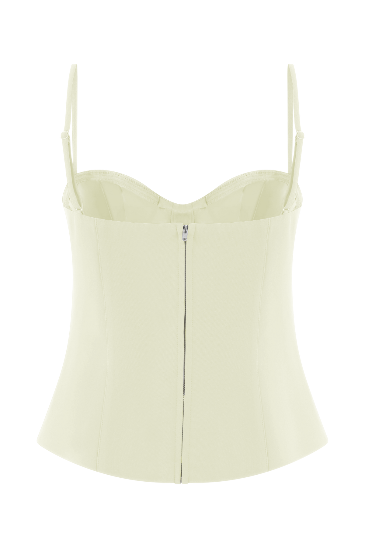 Jaime Spaghetti Strap Suiting Top - Ivory