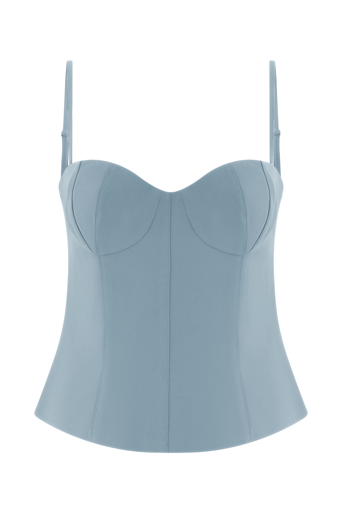 Jaime Spaghetti Strap Suiting Top - Ocean Blue