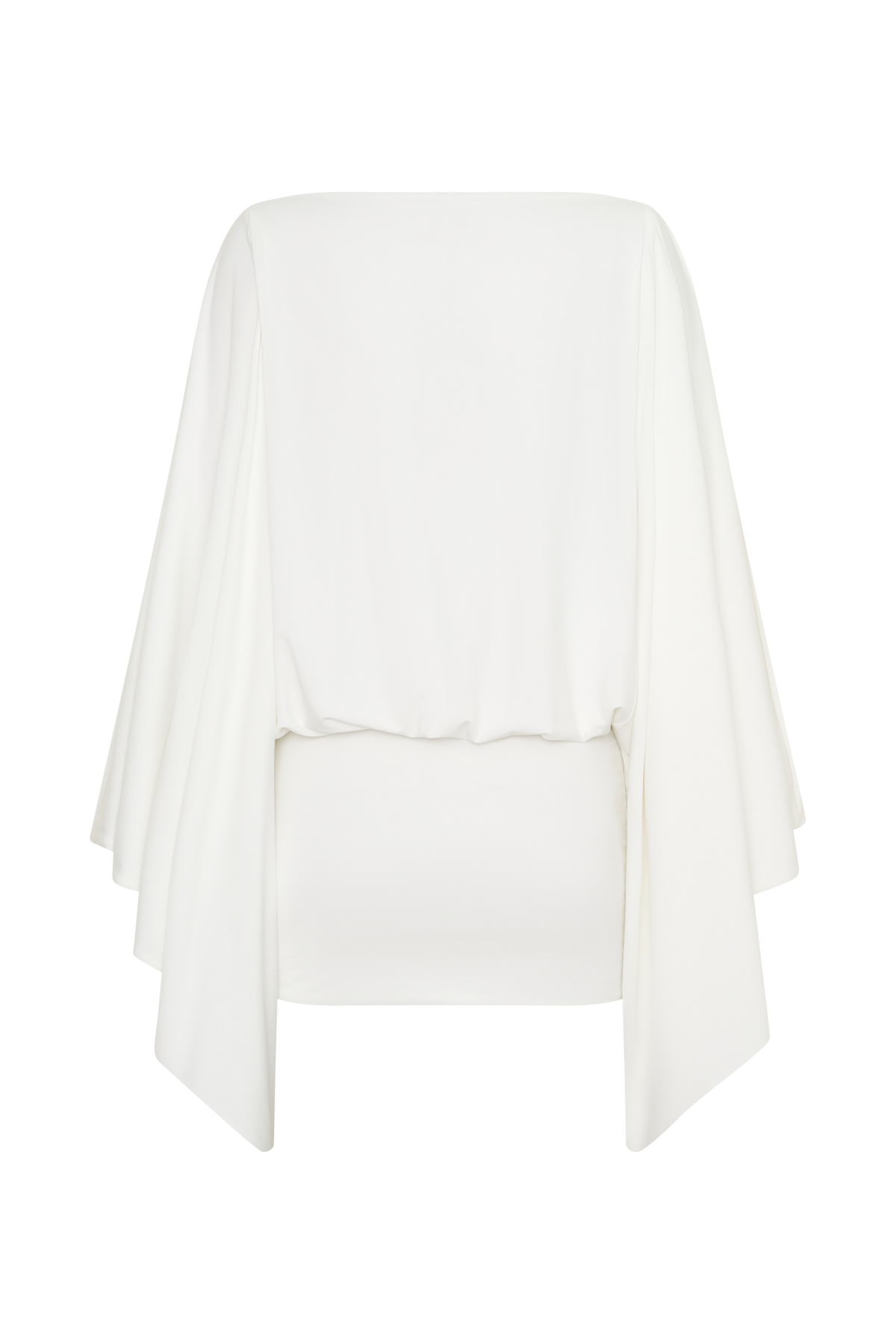 Jessy Draped Mini Dress - Ivory