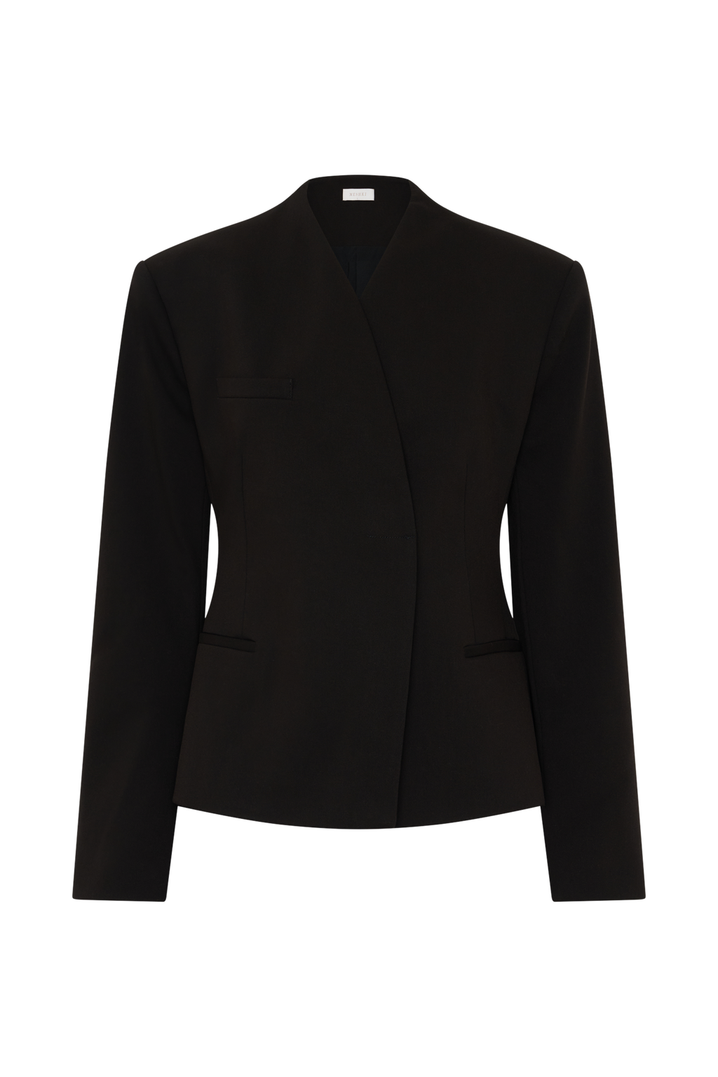 Katherine Suiting Structured Blazer - Black