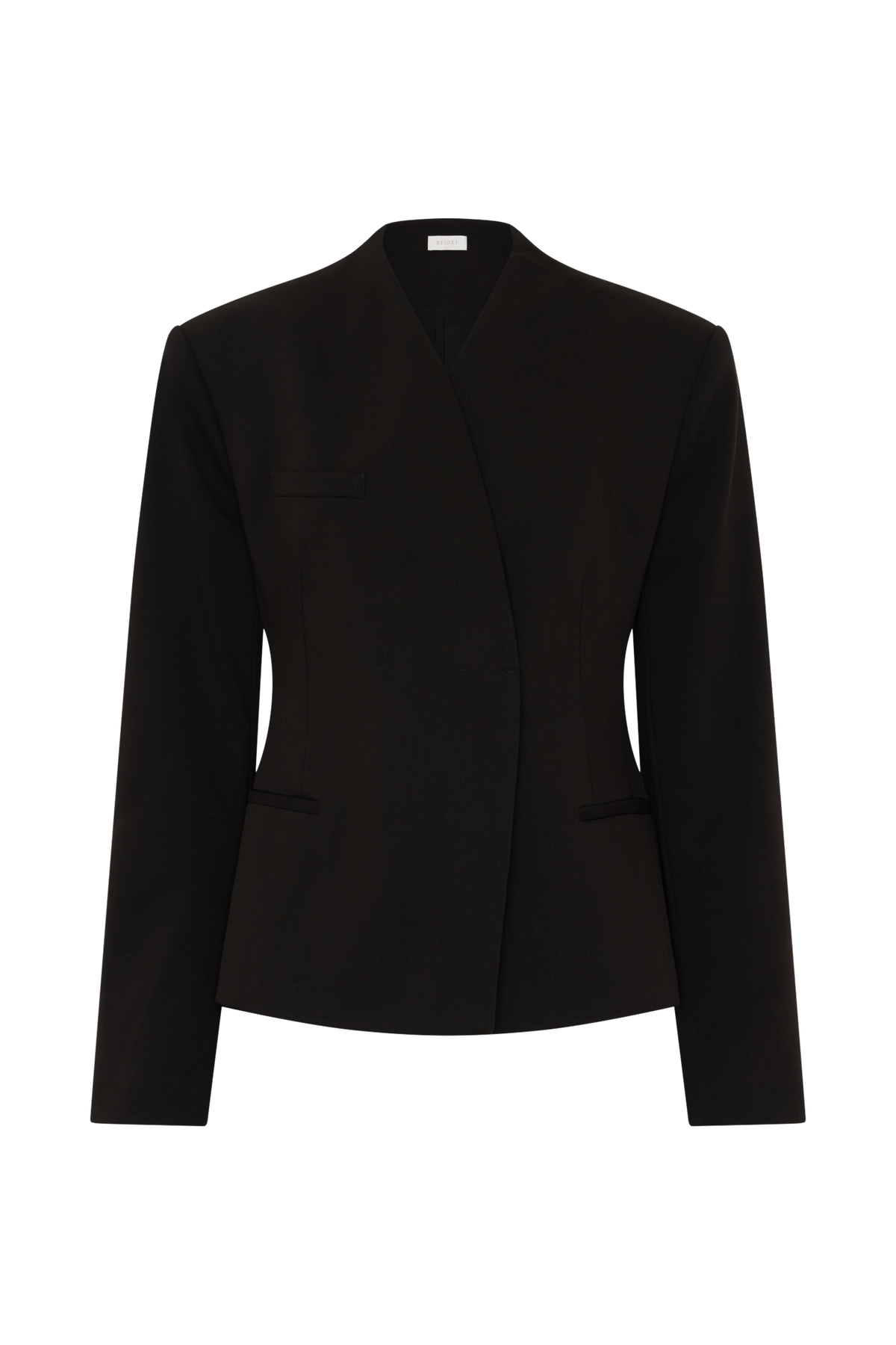 Katherine Suiting Structured Blazer - Black