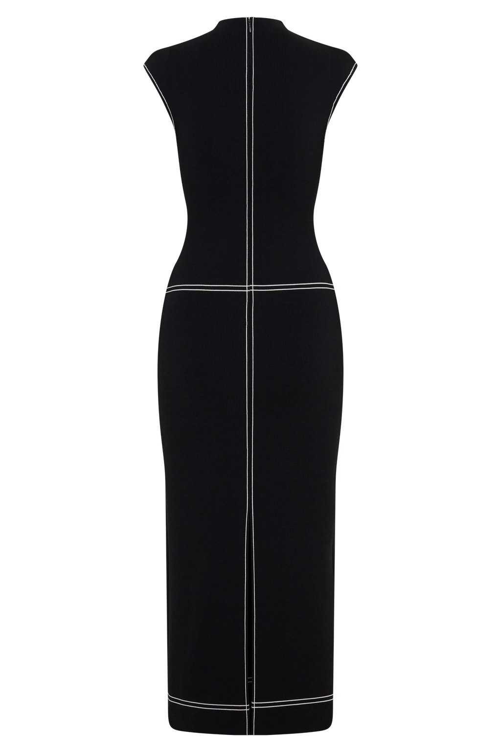 Malone Bandage Knit Midi Dress - Black