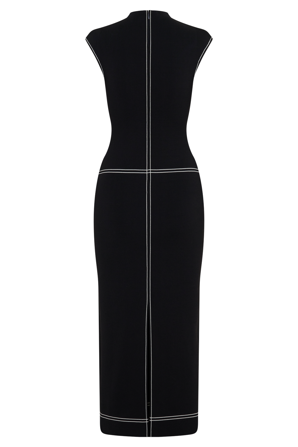 Malone Bandage Knit Midi Dress - Black