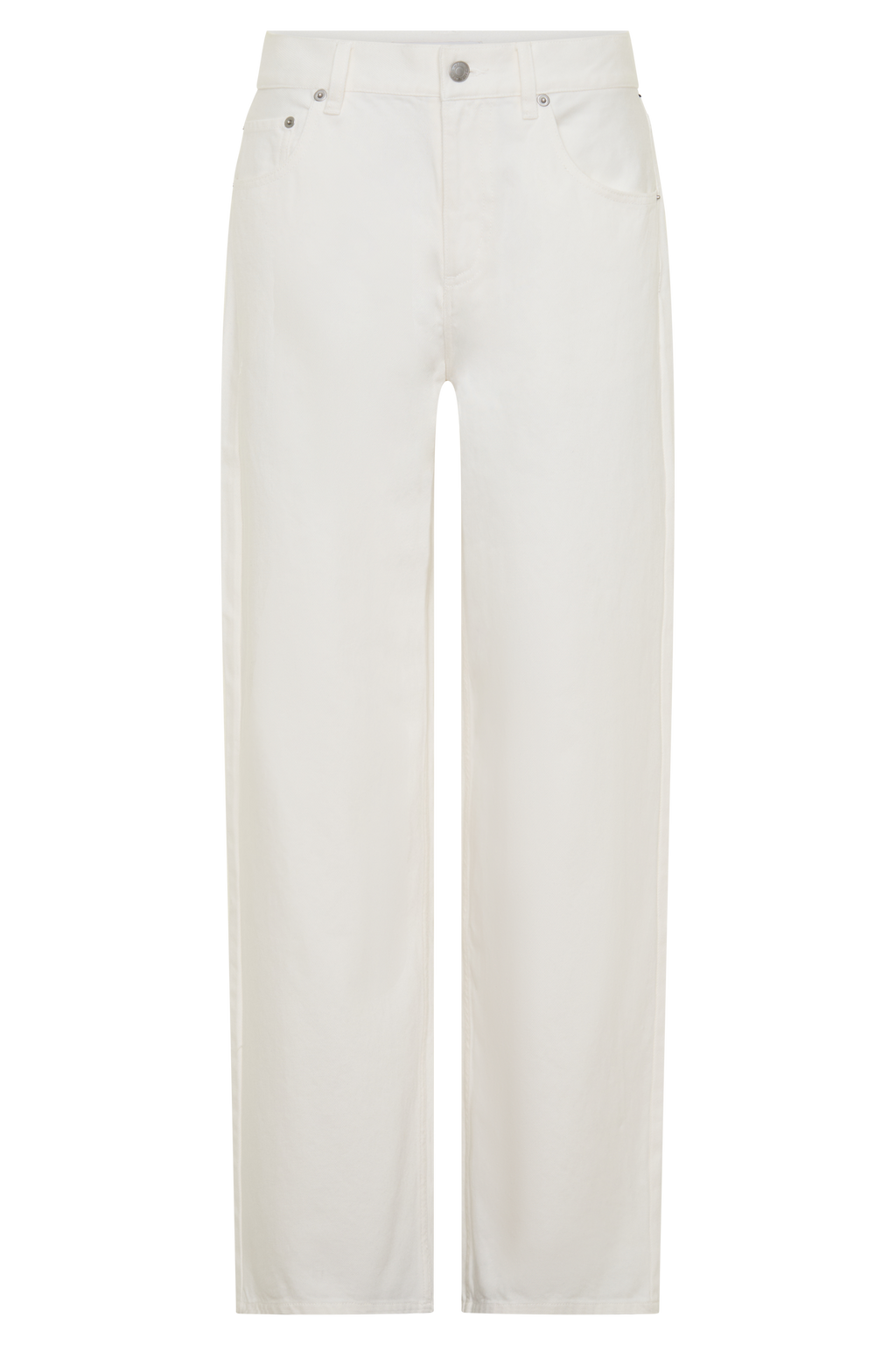 Mannon Mid Rise Denim Jeans - White