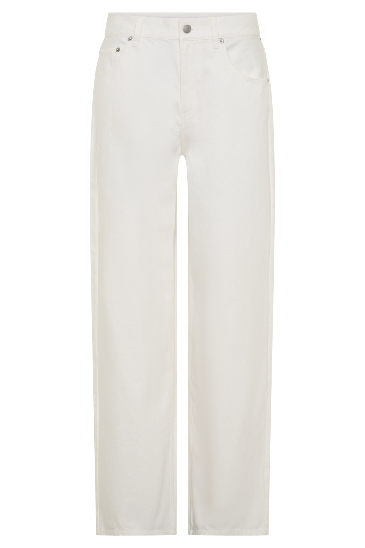 Mannon Mid Rise Denim Jeans - White