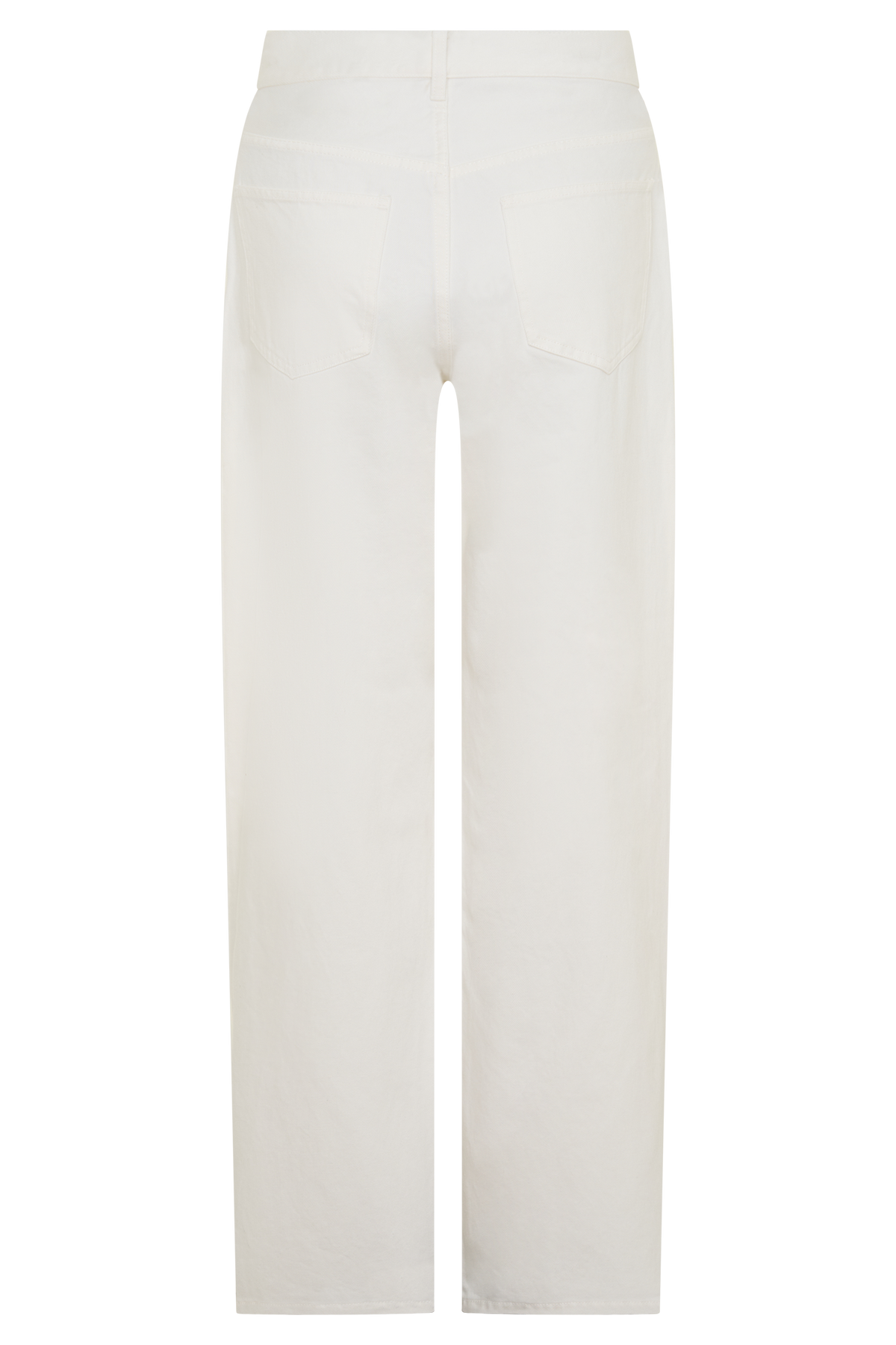 Mannon Mid Rise Denim Jeans - White