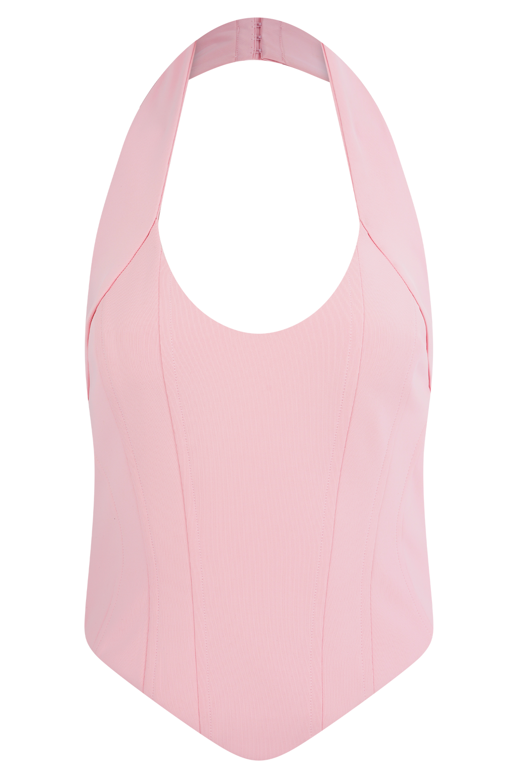 Meadow Corset Halter Top - Candy Pink