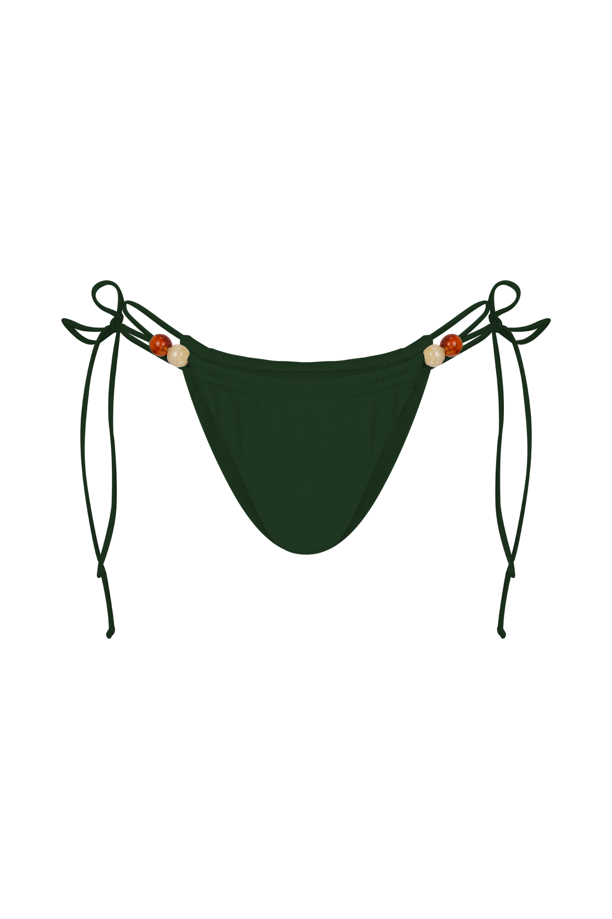 Memphis Beaded Bikini Bottom - Green