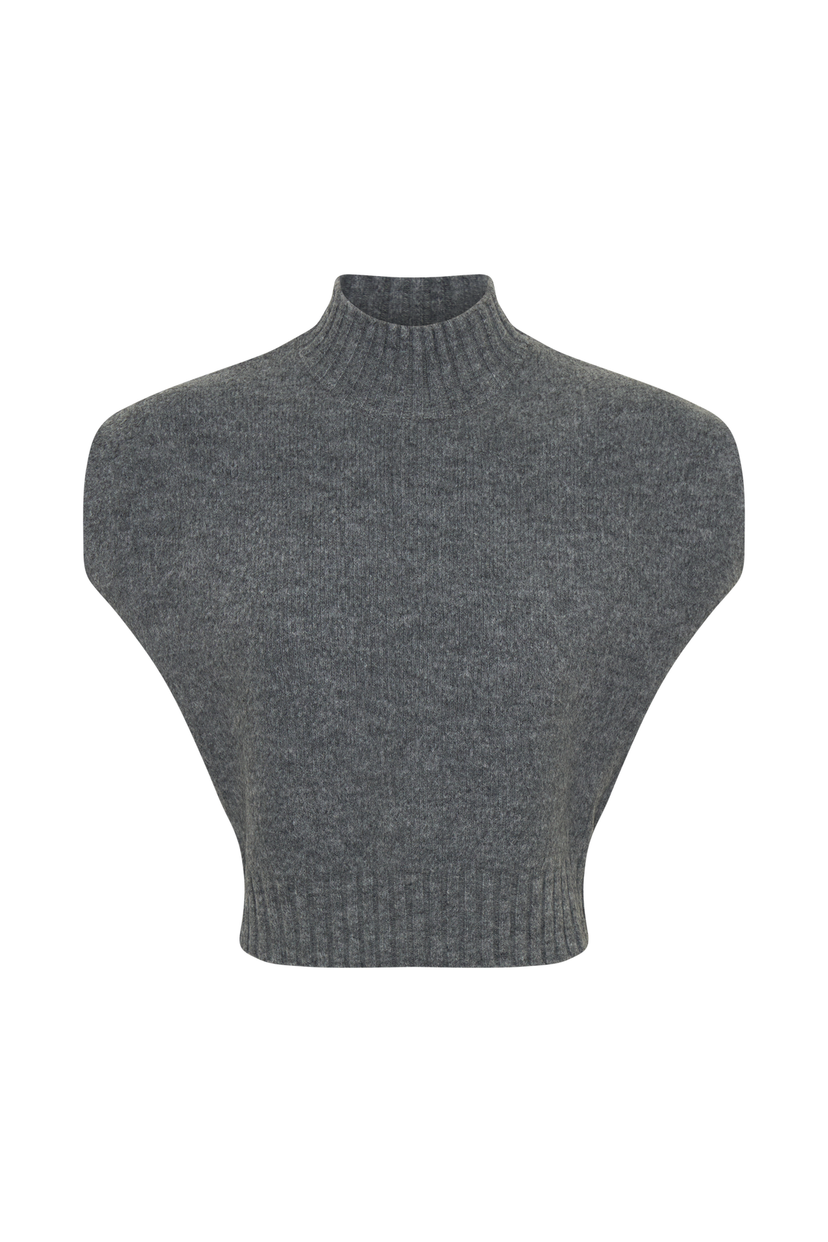 Niko Knit Oversized Top - Charcoal