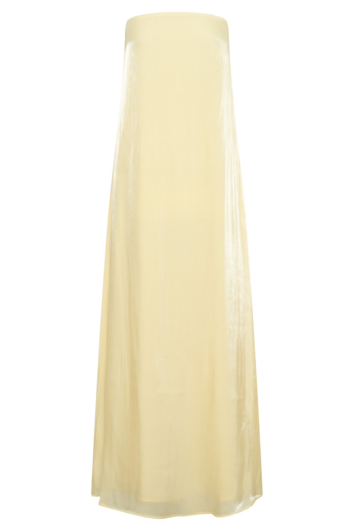 Olivia Strapless Maxi Dress - Lemon