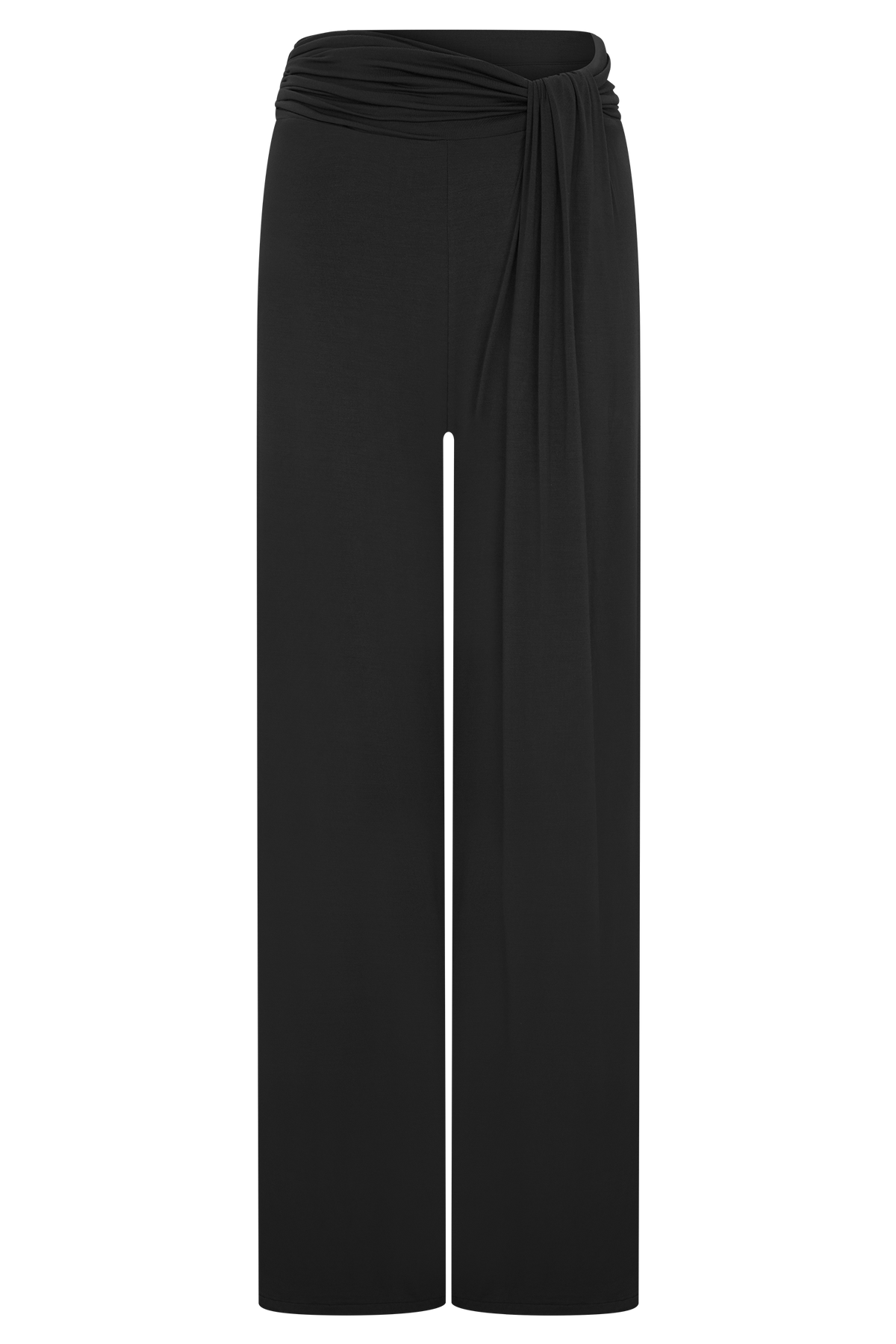 Ramona Modal Straight Leg Pant - Black