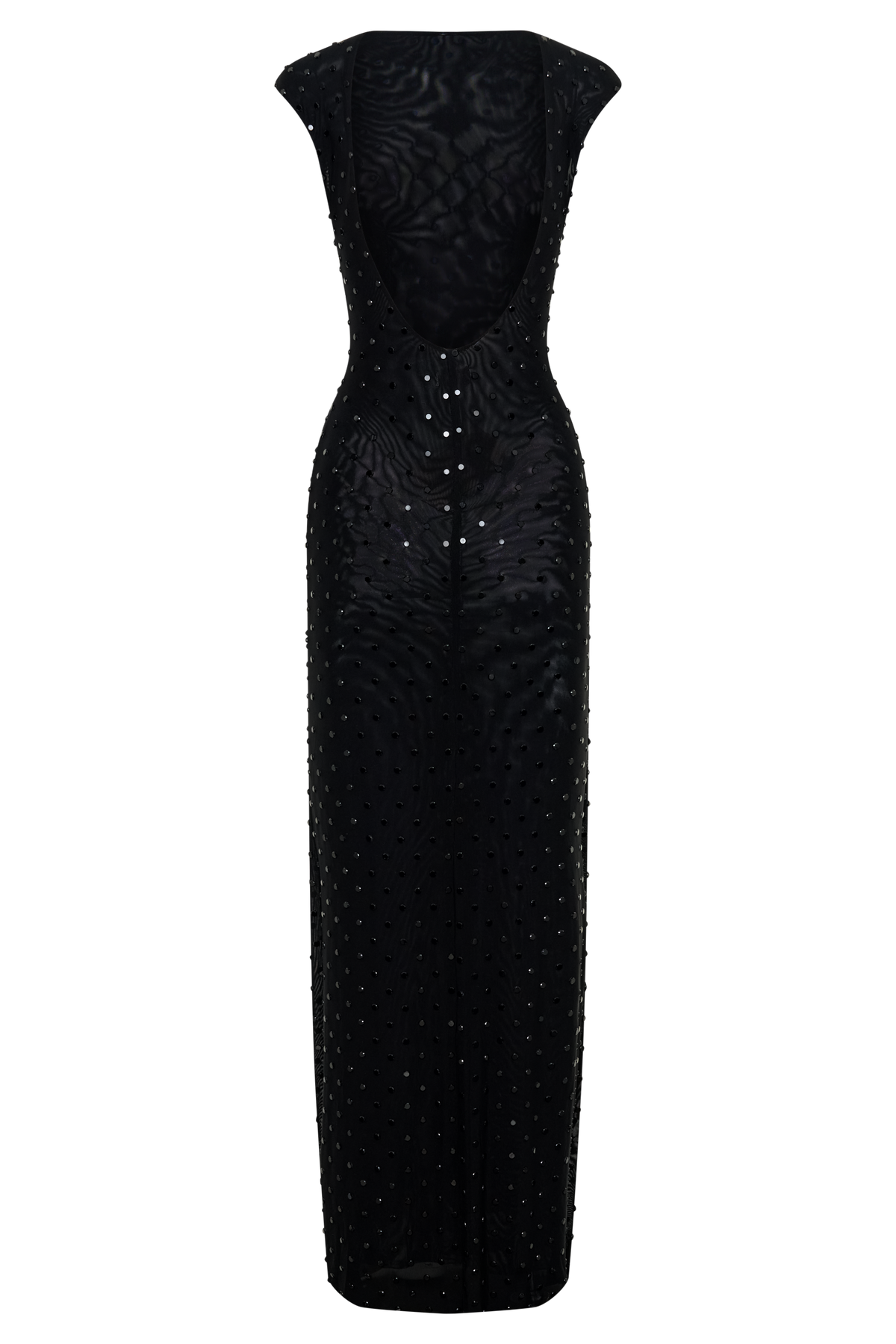 Samara Sleeveless Diamante Maxi Dress - Black