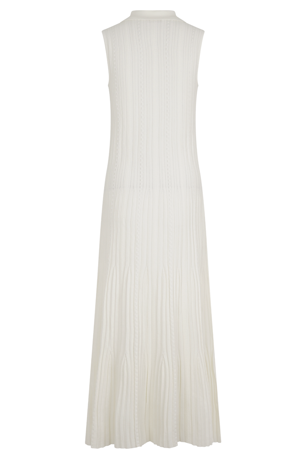 Margie Sleeveless Knit Midi Dress - White