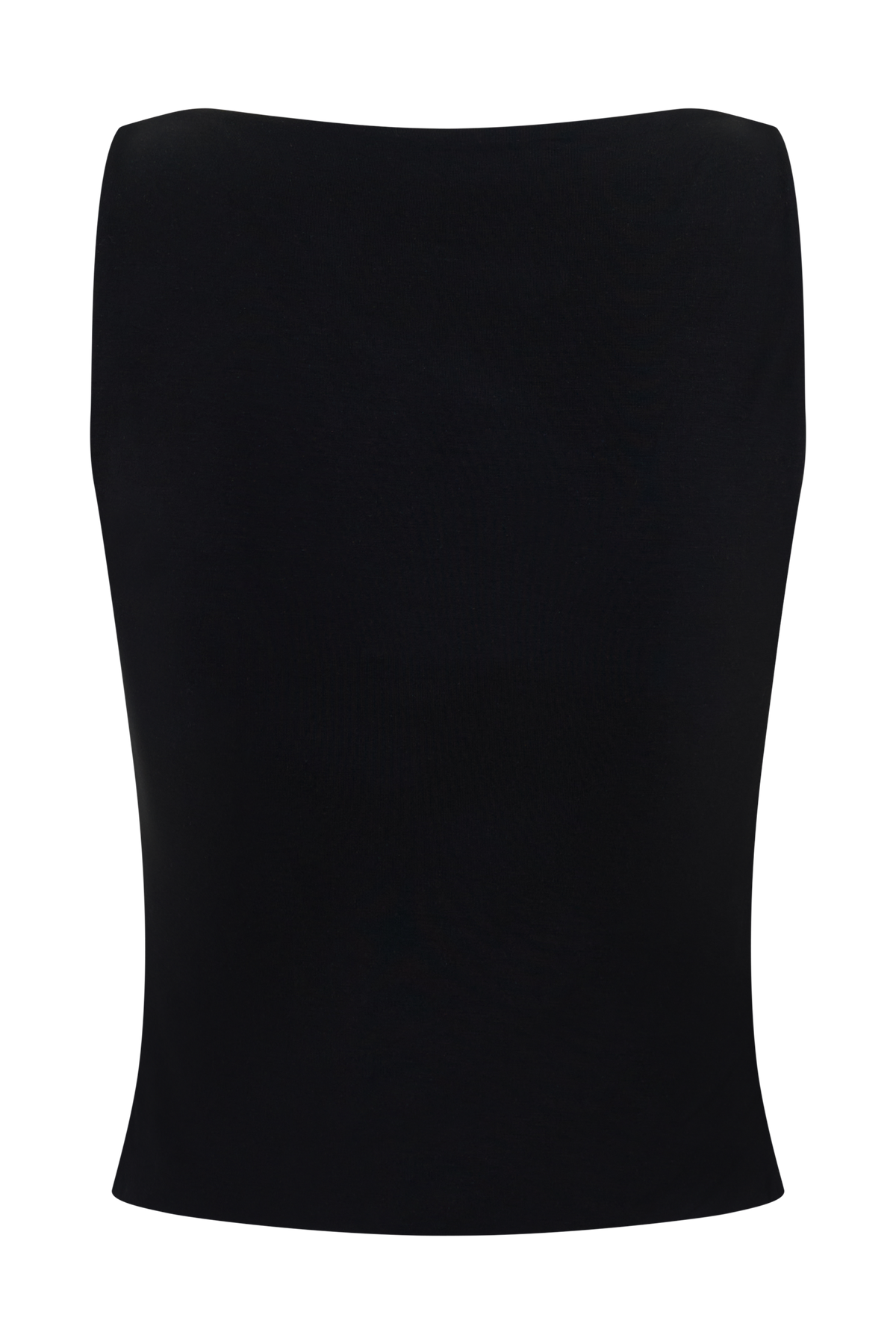 Nicolette Sleeveless Tank Top - Black