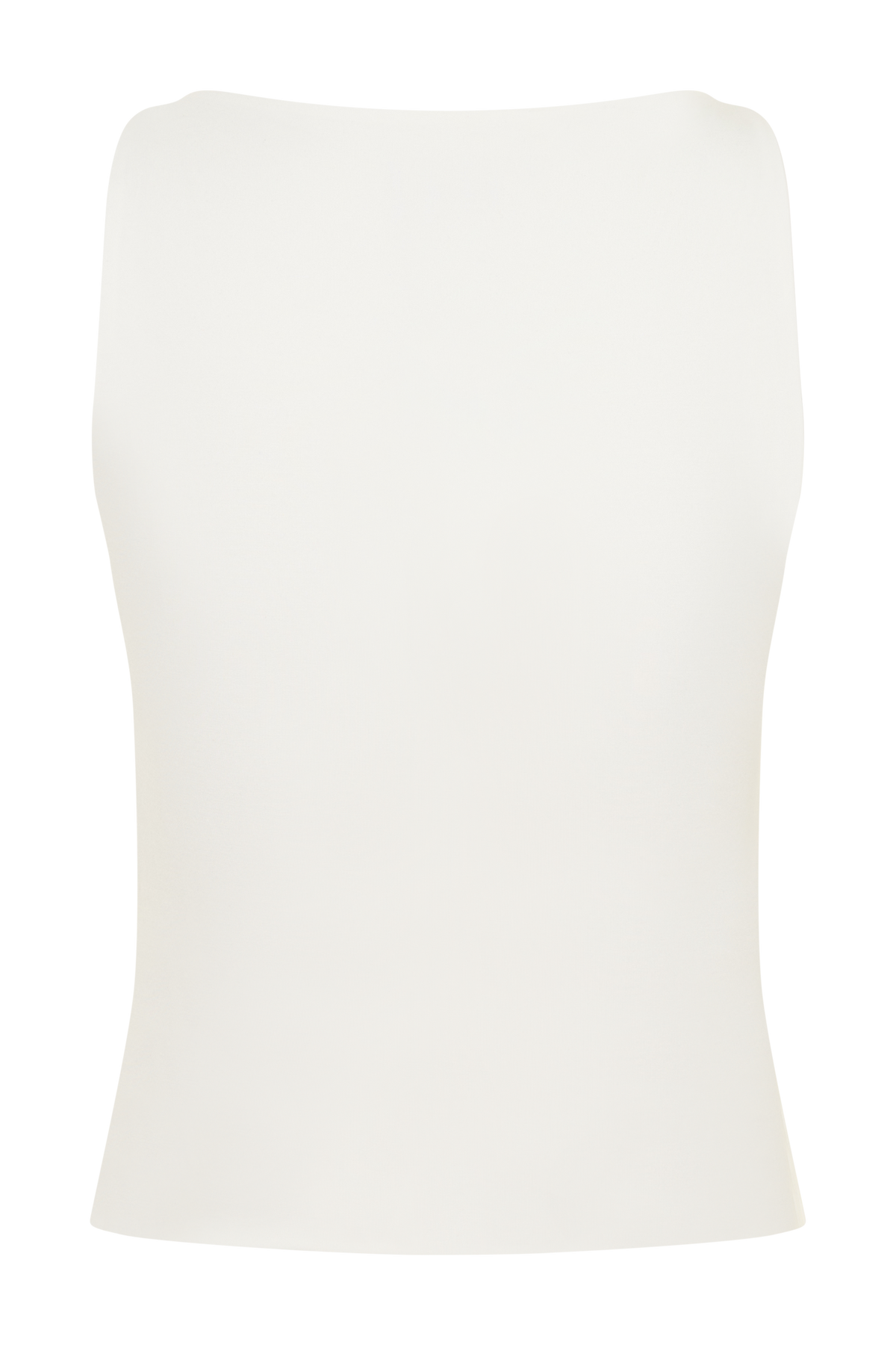 Nicolette Sleeveless Tank Top - White