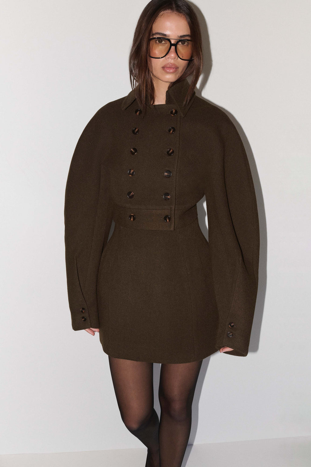 Jemima Mini Skirt - Chocolate