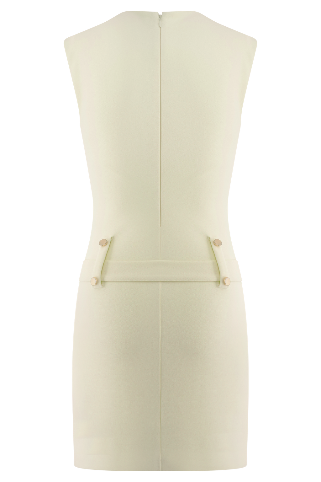 Scheana Stretch Crepe Mini Dress - Ivory