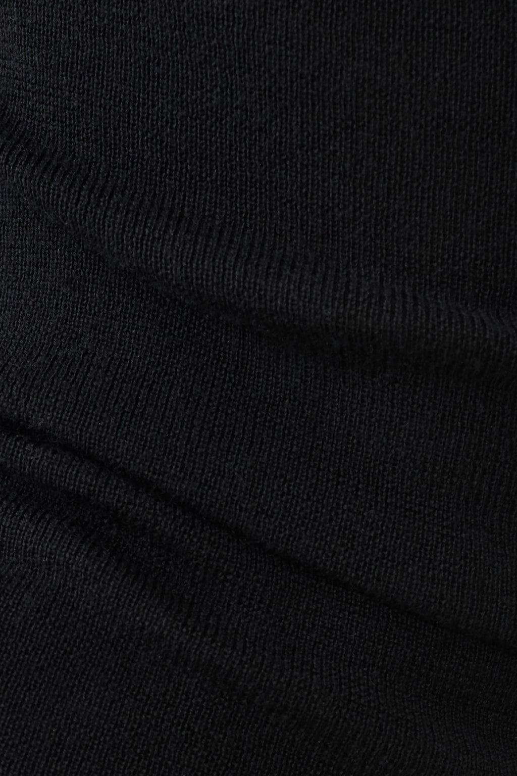 Moniqua Knit Long Sleeve Top - Black