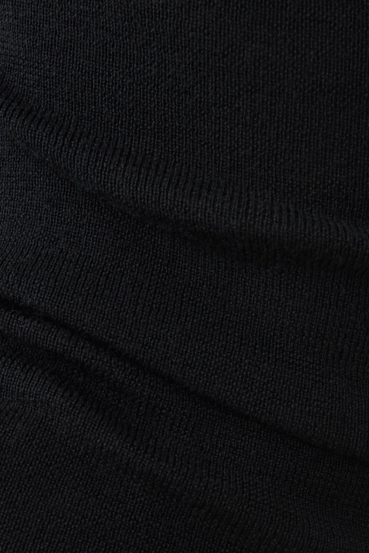 Moniqua Knit Long Sleeve Top - Black